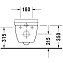 Унитаз подвесной Duravit Starck 3 45270900A1 с сиденьем микролифт - фото 7