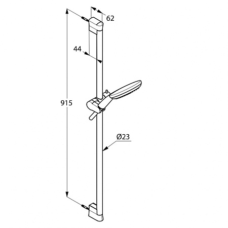 Душевой гарнитур Kludi Freshline 6794005-00 хром