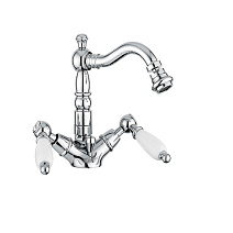 Смеситель Emmevi Deco Ceramic 121614CR для биде, хром