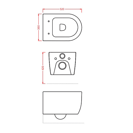 Унитаз подвесной ArtCeram Monet MNV001 01;00 белый глянцевый