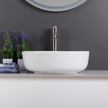 Раковина накладная BelBagno BB1315 41.5x41.5x13.5 белый