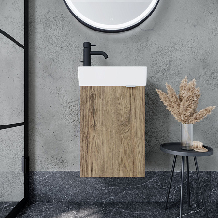 Тумба с раковиной Sancos Mini MN35ECHL дуб чарльстон