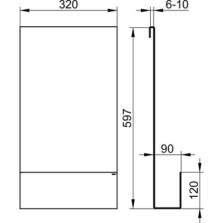 Полка Keuco 24951510000 белый