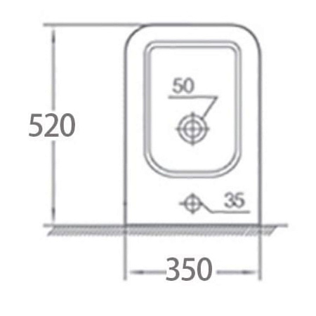 Биде подвесное Boheme Mane 970-BDT-B черный матовый