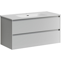 Тумба под раковину Sancos Cento 100 CN100W белый глянцевый