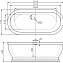 Акриловая ванна BelBagno BB03 Bianco - фото 3
