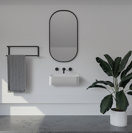 Раковина подвесная ABBER Stein AS2626 белый матовый