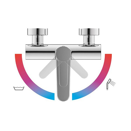 Смеситель Ravak Puri PU 022.00 X070115 для ванны хром