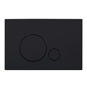 Кнопка смыва BelBagno Sfera BB017-SR-NERO.M черный матовый Tocco Morbido