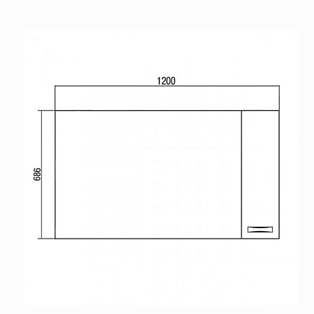 Шкаф-зеркало Aquaton Диор 1A110702DR01R 120 белый