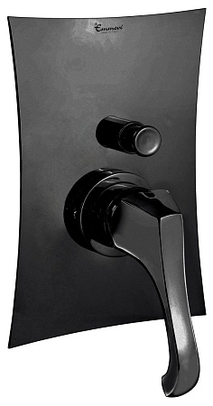 Смеситель Emmevi Ares 76019NEO для душа, черный матовый