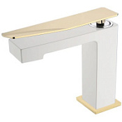 Смеситель Boheme Q 141-WG.2для раковины, белый/золото