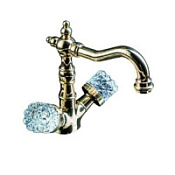 Смеситель Boheme Crystal 312-CRST для раковины, бронза