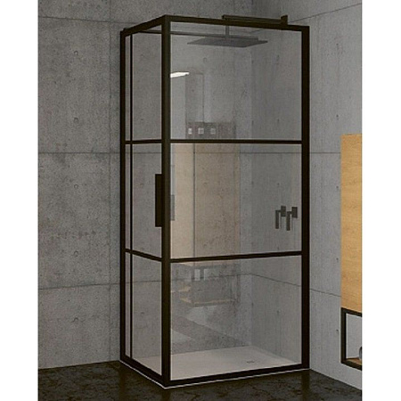 Душевой уголок Riho Grid GB201 G004019121 120х80 черный матовый