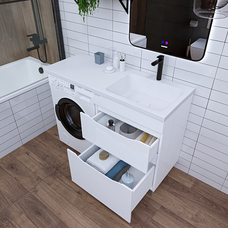 Мебельная раковина Grossman Камилла 1101017 120 R белая