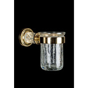 Стакан Boheme Murano Cristal 10904-CRST-G для зубных щеток, золото