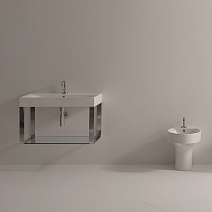 Раковина подвесная Kerasan Cento 353301*1 80x45 белый Раковина подвесная Kerasan Cento 353301*1 80x45 белый