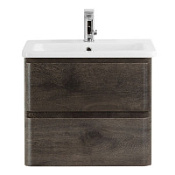 Тумба с раковиной BelBagno Albano ALBANO-CER-500-2C-SO-RNG 50 подвесная, Robere Nature Grigio