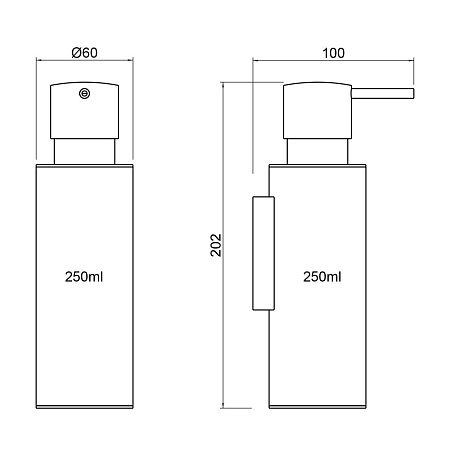 Дозатор настенный Timo Saona 13339/00 хром