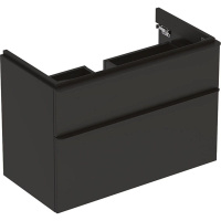 Тумба с раковиной Geberit Smyle Square 500.354.JK.1 90 темно-серый матовый
