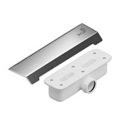 Сифон со стальной накладкой RGW S-015 к поддону STA, хром