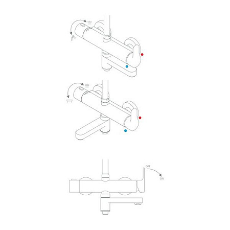 Душевая стойка Ravak X07P642 DS 092.00