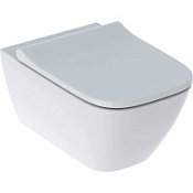Унитаз подвесной Geberit Smyle Square Rimfree 500.683.00.2 крышка микролифт Унитаз подвесной Geberit Smyle Square Rimfree 500.683.00.2 крышка микролифт