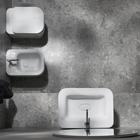 Раковина Simas Henges HE 10 bia 70x50x13 с 1 отверстием под смеситель, белый