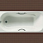 Ванна чугунная Roca Malibu 2315G000R 150х75 см с п/скользящим покрытием и отверстиями для ручек - фото 4