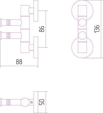 Полотенцедержатель Сунержа Без серии 03-3010-2088 золото