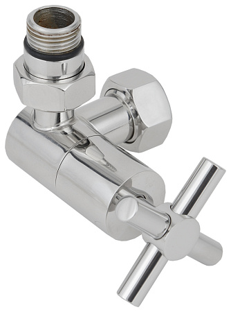 Вентиль Сунержа 00-1410-1234 3D левый, крест, без покрытия