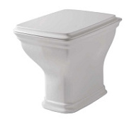Унитаз приставной ArtCeram Civitas CIV003 01;00 горизонтальный выпуск, белый глянцевый