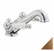 Смеситель Cisal Arcana Toscana TS00051027 для раковины, бронза