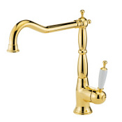 Смеситель Migliore Oxford 18274 для кухонной мойки, золото