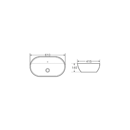 Раковина Armadi Art Vallessi 871 черный