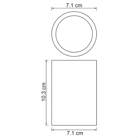 Стакан WasserKRAFT Berkel K-K-4928 одинарный, белый