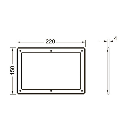 Дистанционная рамка TECE TECEsolid 9240441 серый