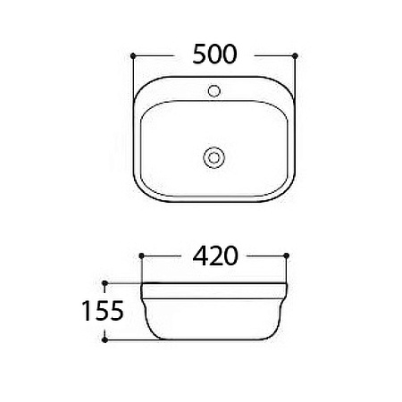 Раковина Aquatek Амадео AQ5042-00 50