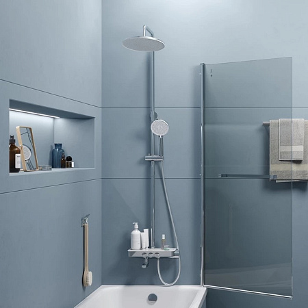 Душевая стойка IDDIS Shelfy SHESBBTi06 хром