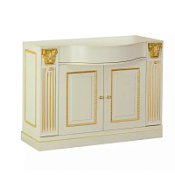 Тумба под раковину Migliore Ravenna 27064 SX 119 avorio/foglia oro