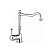 Смеситель Emmevi Laguna 40516CR для кухонной мойки, хром