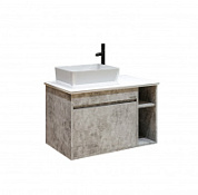 Тумба под раковину Grossman Фалькон 108005 80 подвесная, бетон