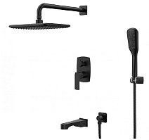 Душевой комплект Lemark Ursus LM7222BL черный