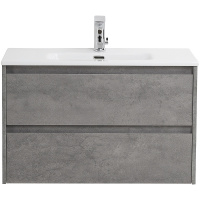 Тумба с раковиной BelBagno Kraft KRAFT 39-800/390-2C-SO-CG 80 сemento grigio