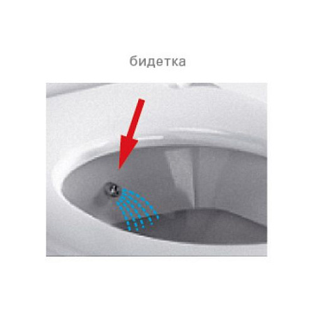 Унитаз подвесной VitrA Zentrum 5785B003-0850 с функцией биде