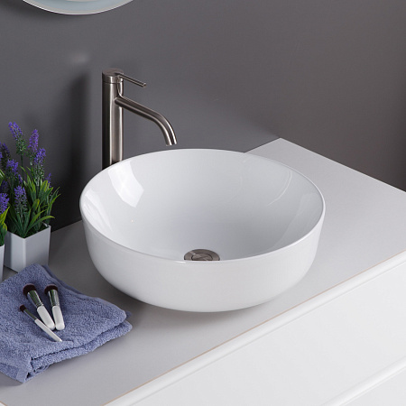 Раковина накладная BelBagno BB1315 41.5x41.5x13.5 белый