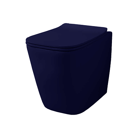 Унитаз приставной ArtCeram A16 Rimless ASV004 36;00 blue notte