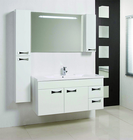 Шкаф-зеркало Aquaton Диор 1A110702DR01R 120 белый