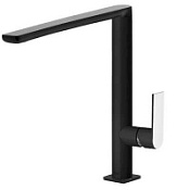 Смеситель Tres Loft Colors 20044001NE для кухонной мойки, черный/хром