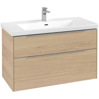 Тумба с раковиной Villeroy & Boch Subway 3.0 C57000VJ 100 Nordic Oak